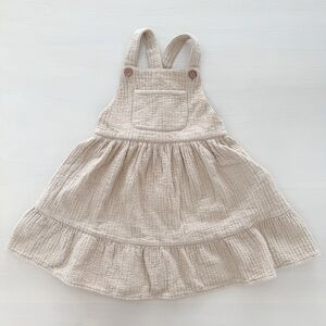 Zara girls beige dress size 2-3Y